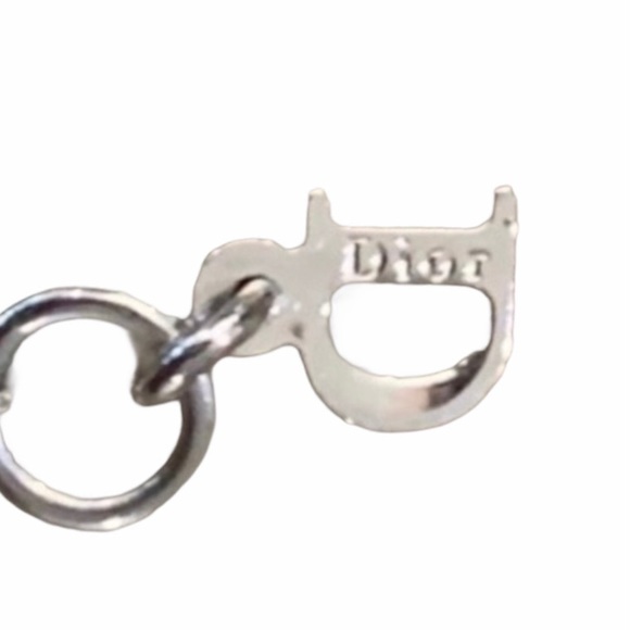 ❌SOLD❌VINTAGE DIOR Silver Rhinestone Choker AUTHEN - Picture 4 of 10